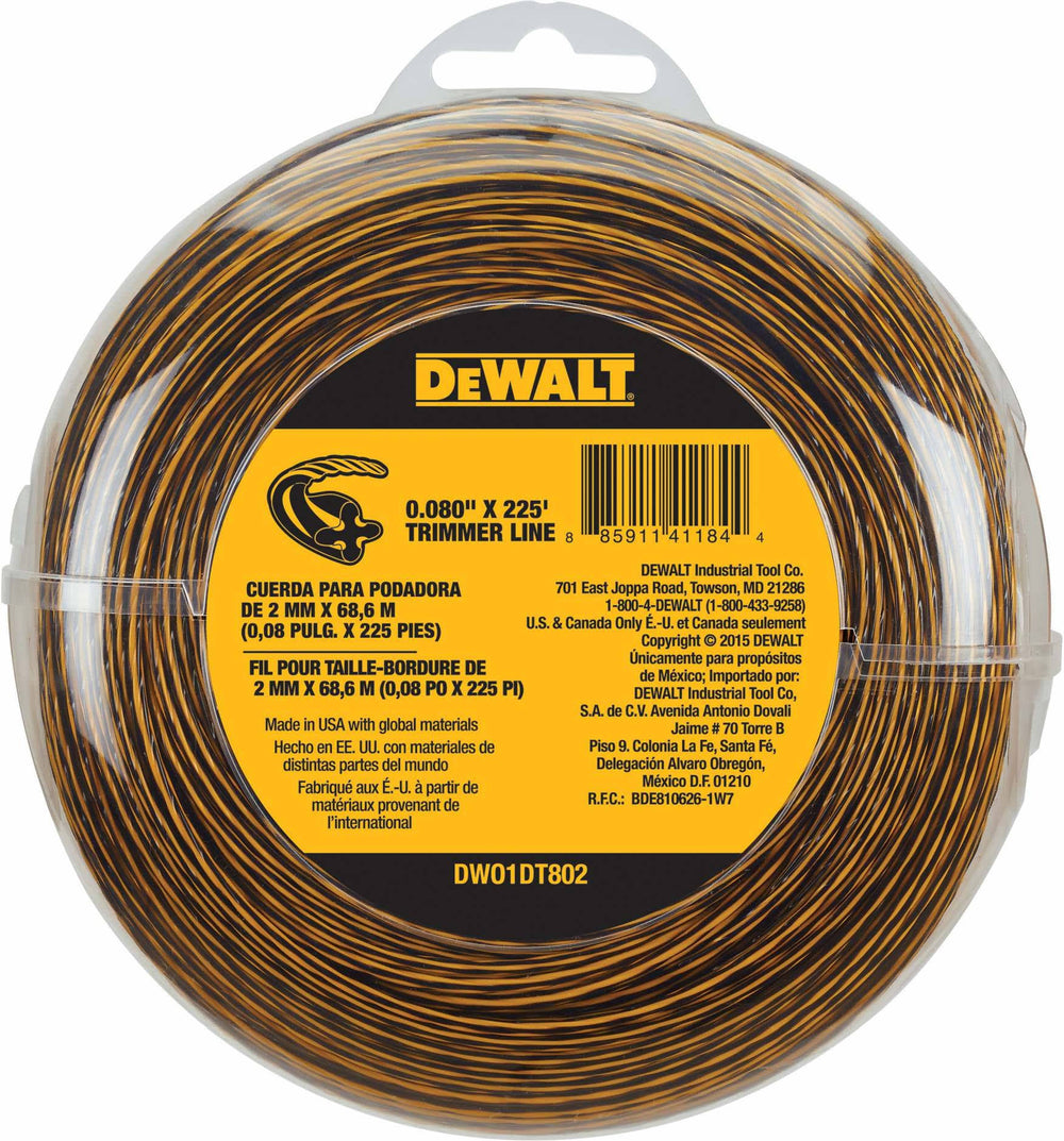 DeWalt - DWO1DT802 - 0.080 in. x 225 ft. Trimmer Line