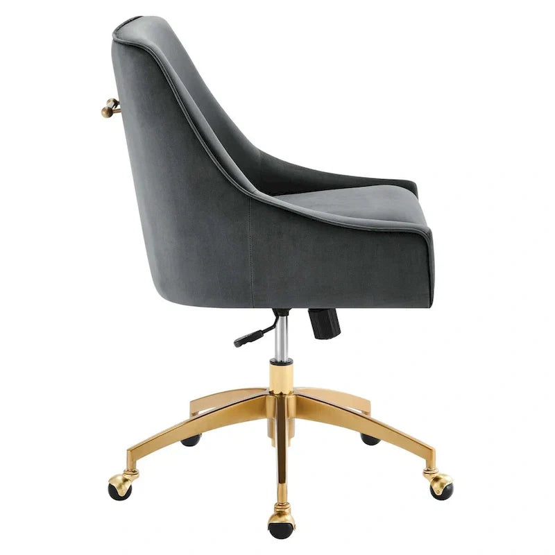 Discern Velvet Performance Office Chair