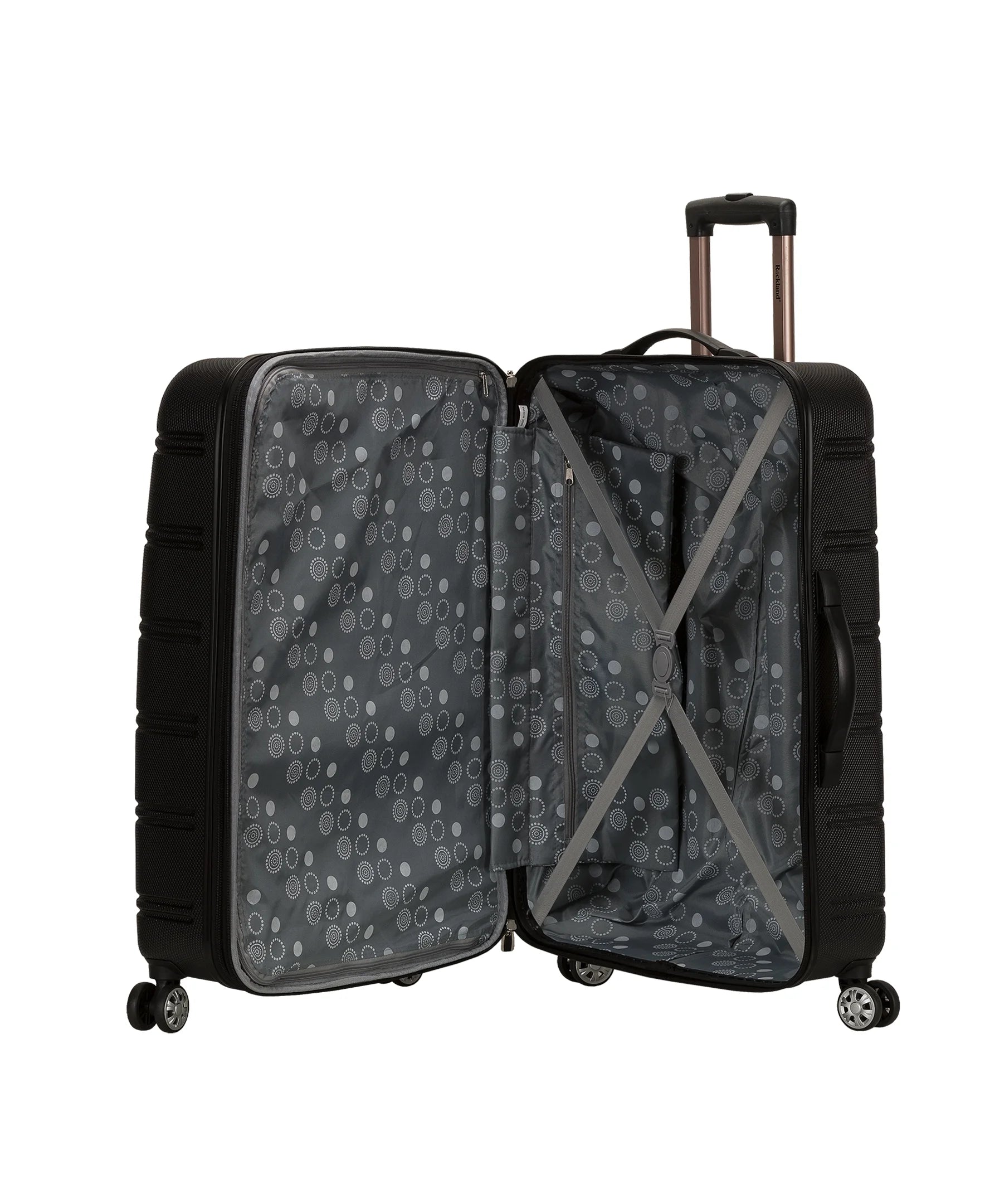 Rockland Luggage Melbourne 3 Piece Hardside Luggage Set, F160