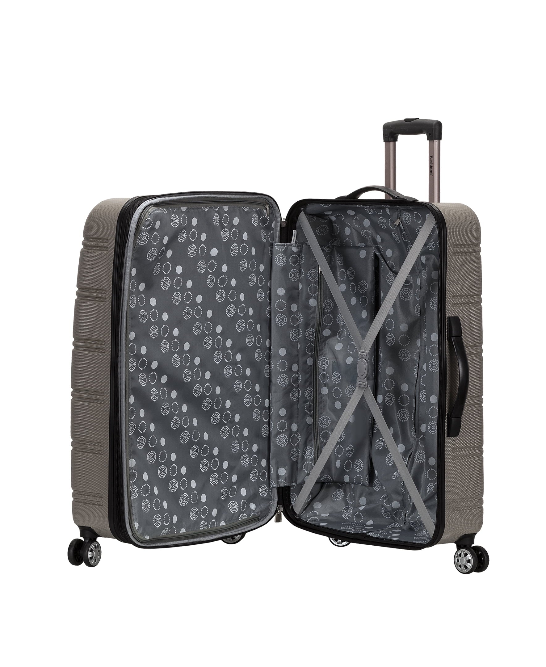 Rockland Luggage Melbourne 3 Piece Hardside Luggage Set, F160