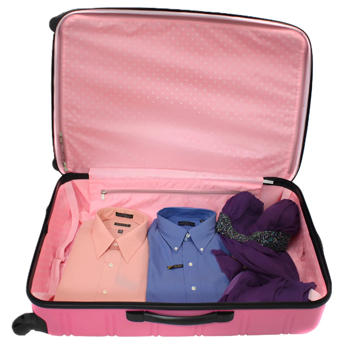 Rockland Luggage Melbourne 3 Piece Hardside Luggage Set, F160