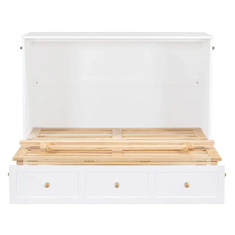 Nestfair Full - Size Murphy Bed with Spacious Drawers