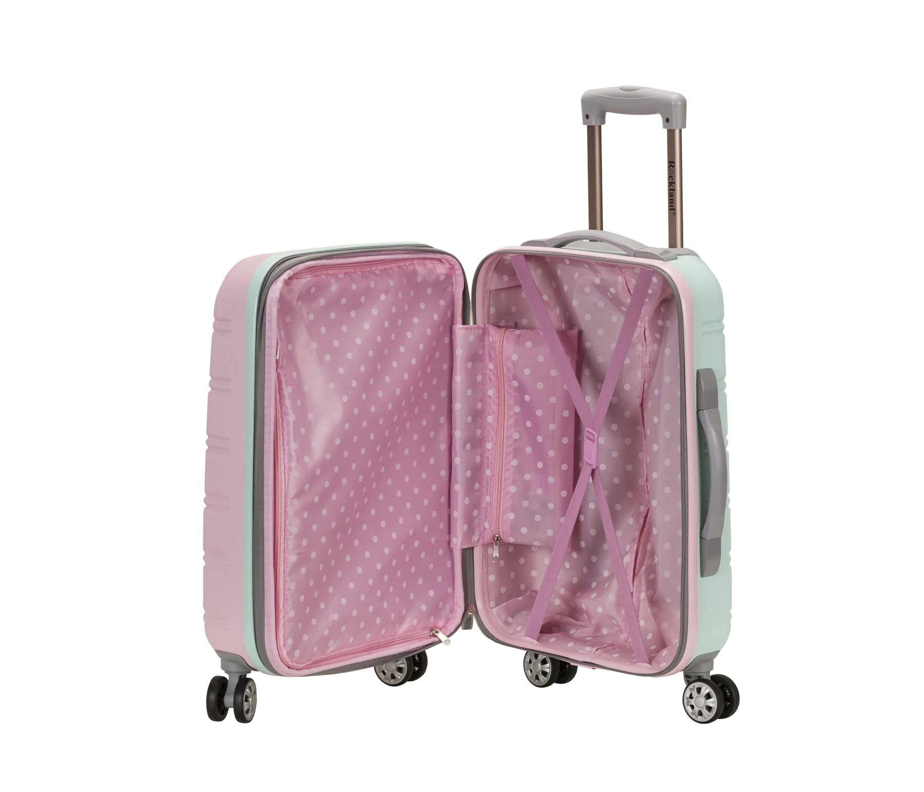 Rockland Luggage Melbourne 3 Piece Hardside Luggage Set, F160