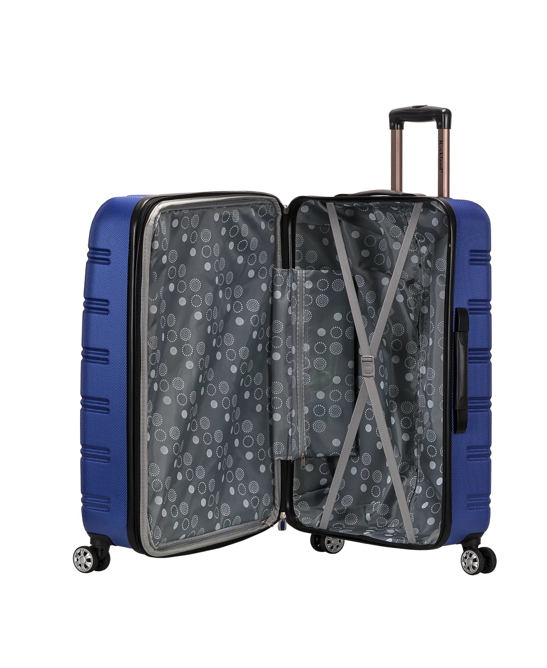 Rockland Luggage Melbourne 3 Piece Hardside Luggage Set, F160