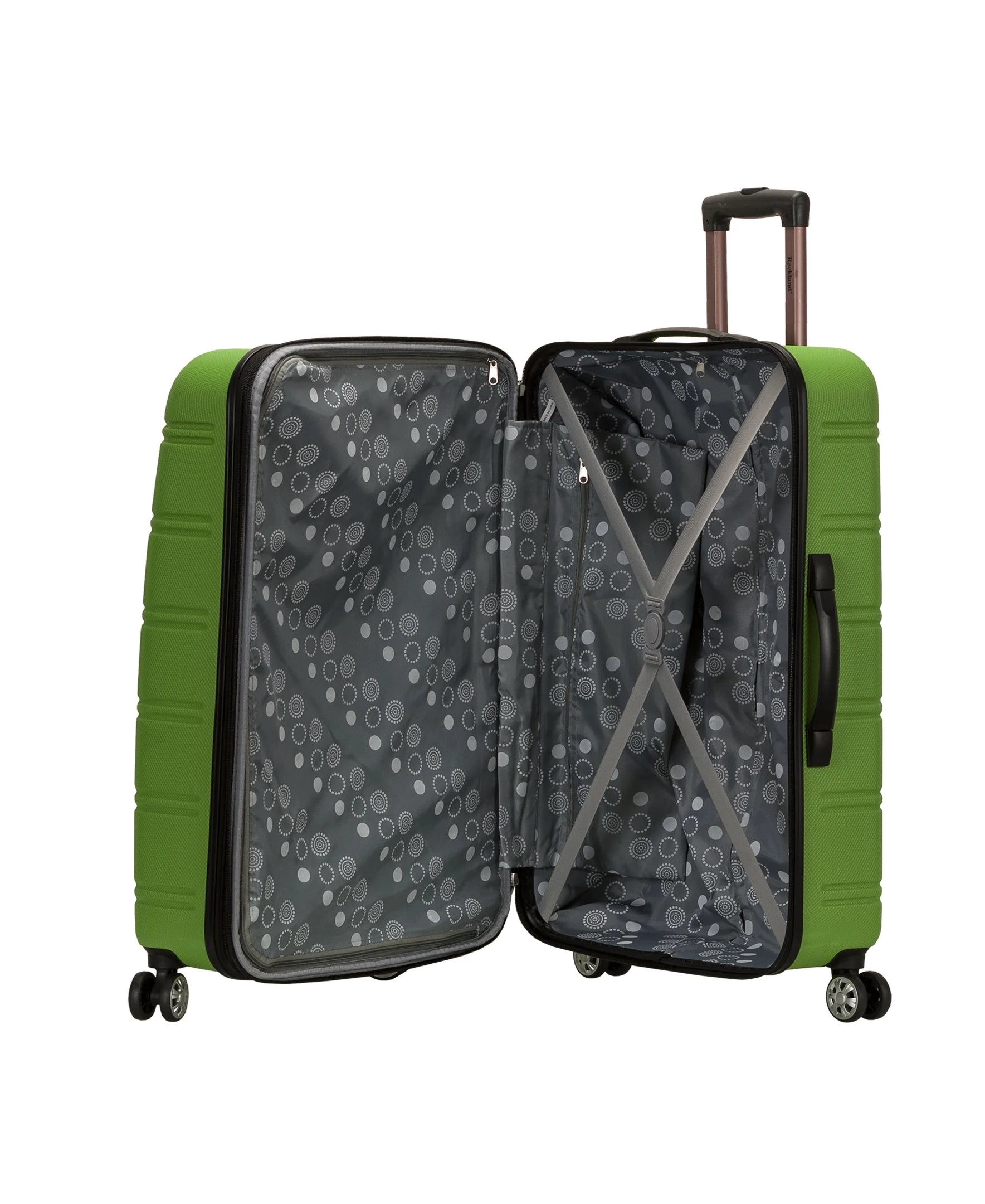 Rockland Luggage Melbourne 3 Piece Hardside Luggage Set, F160