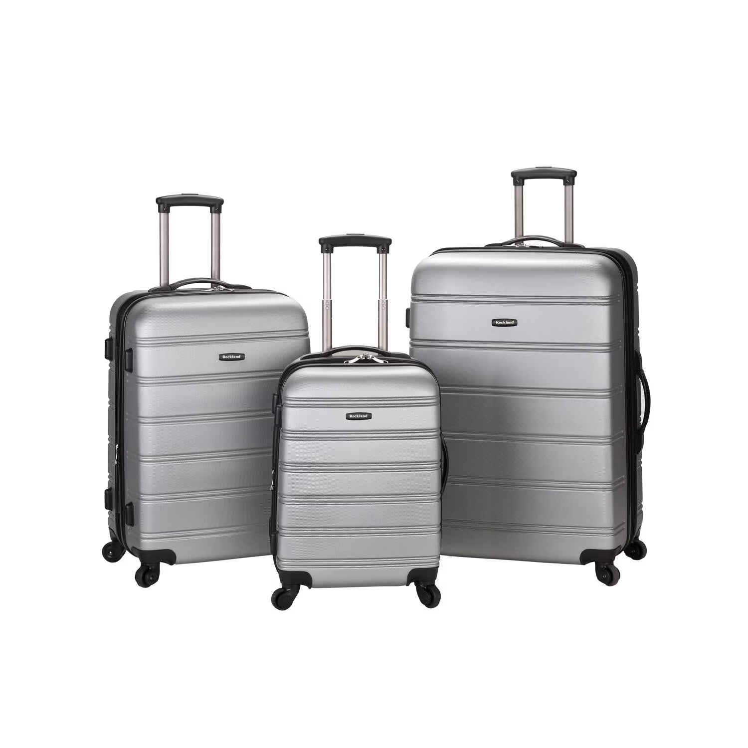 Rockland Luggage Melbourne 3 Piece Hardside Luggage Set, F160