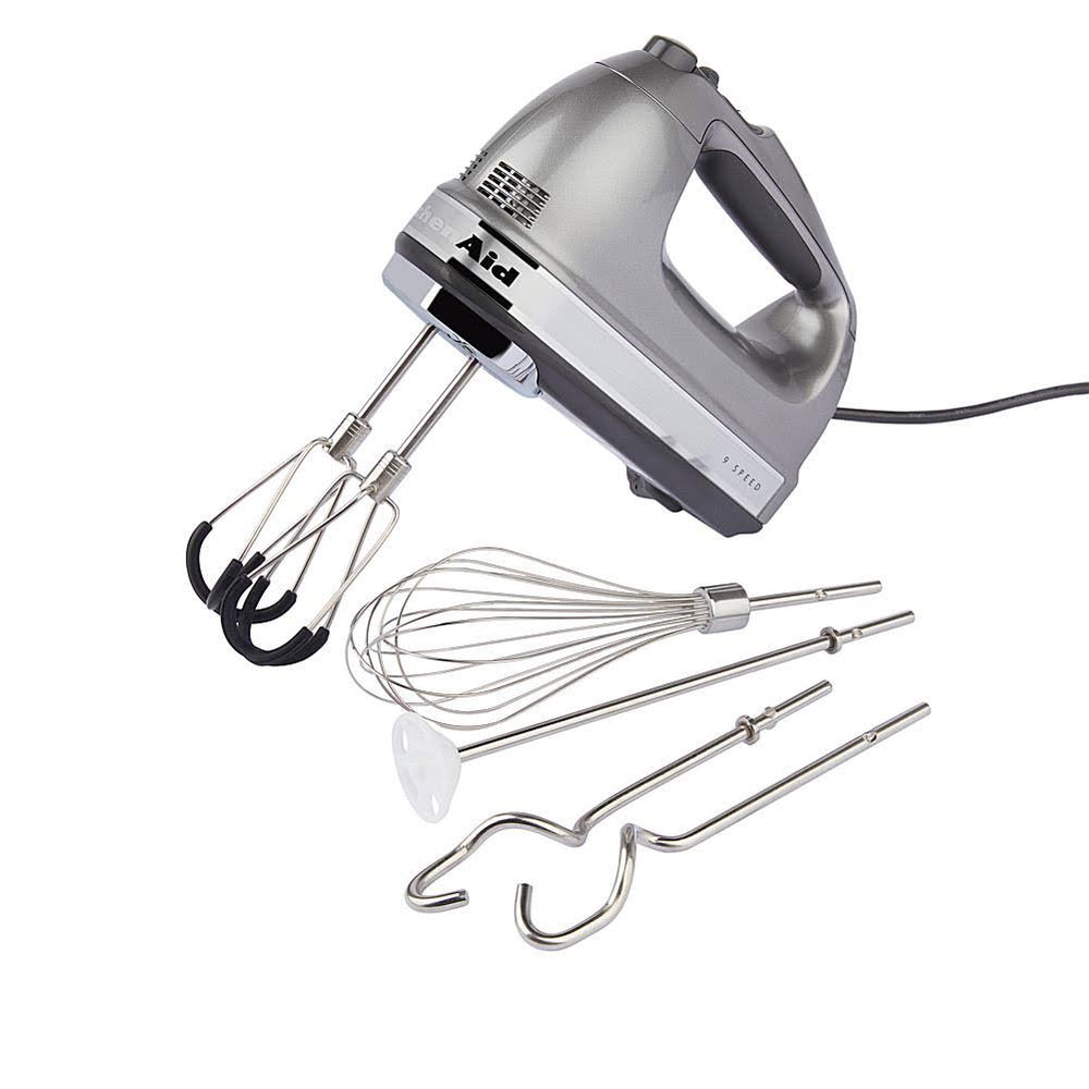 KitchenAid 9-Speed Digital Hand Mixer w/ FlexEdge Beaters ,Aqua Sky