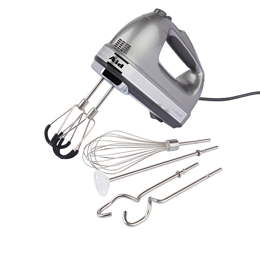 KitchenAid 9-Speed Digital Hand Mixer w/ FlexEdge Beaters ,Aqua Sky