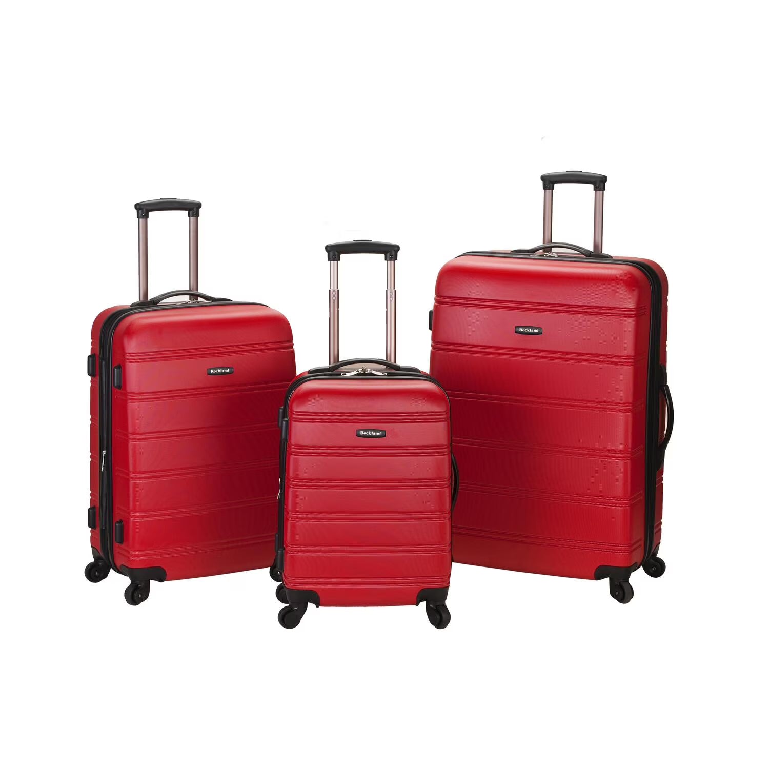 Rockland Luggage Melbourne 3 Piece Hardside Luggage Set, F160